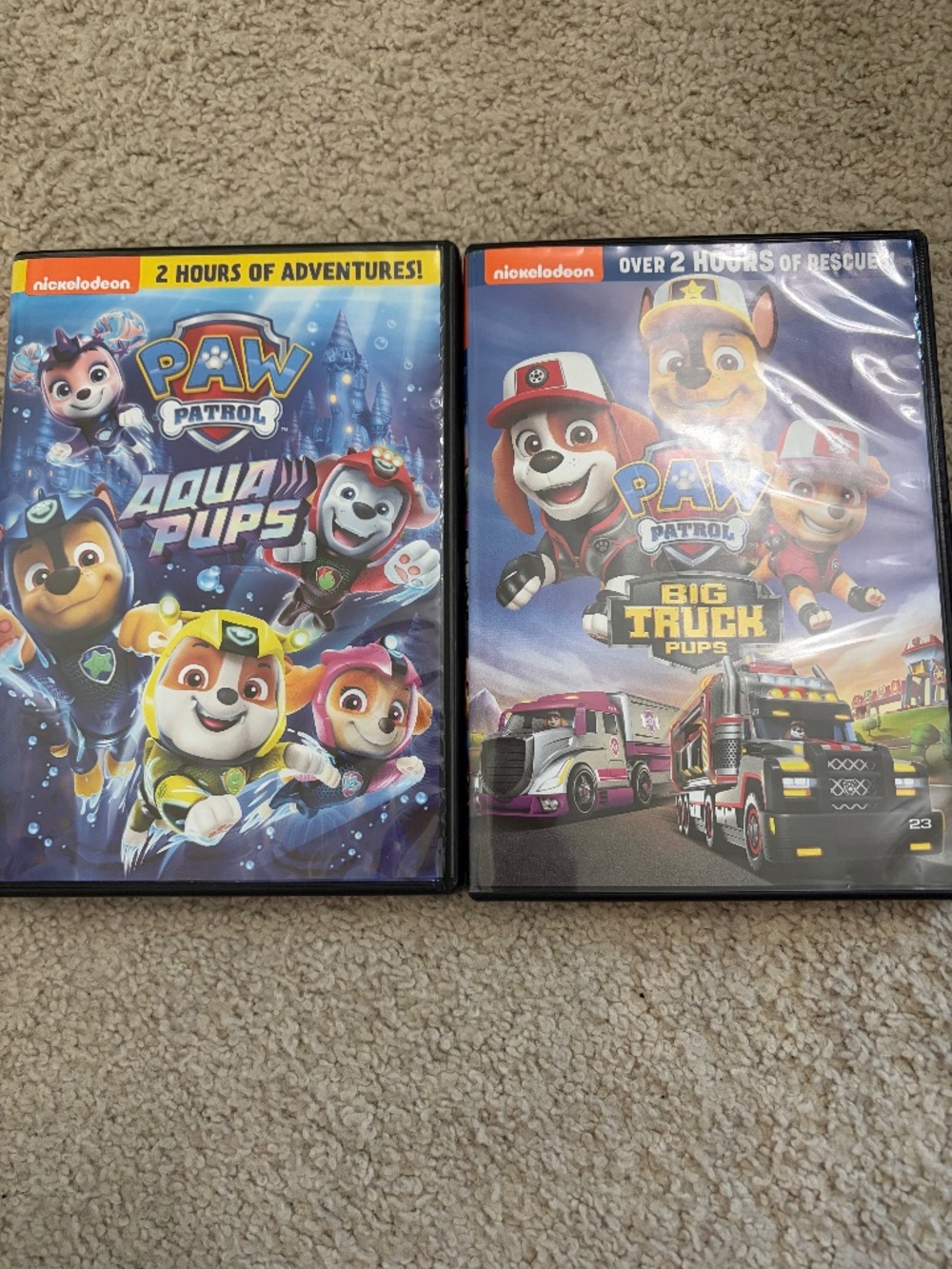 Paw patrol dvds